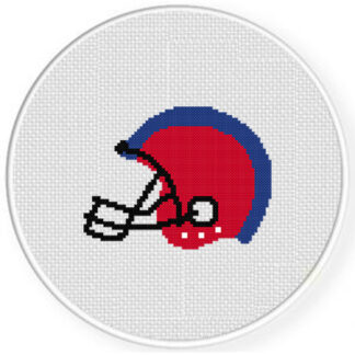 Football Helmet Cross Stitch Pattern