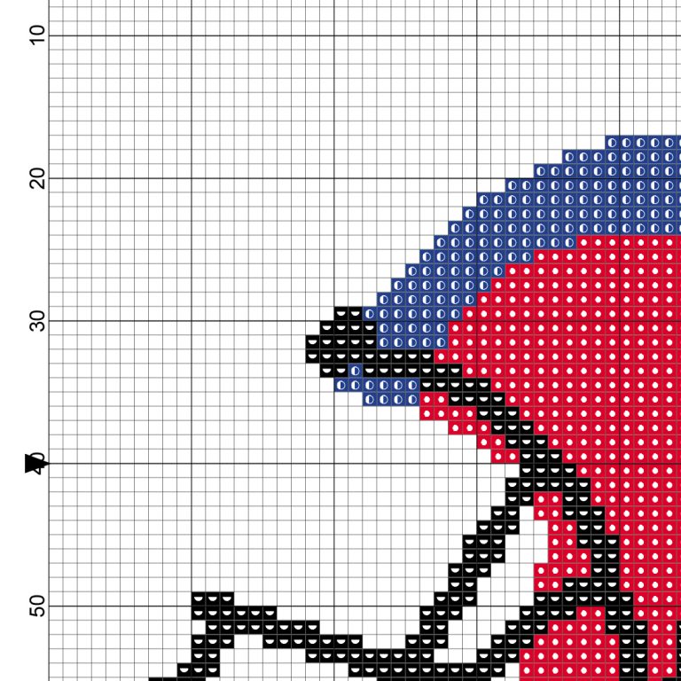 Football Helmet Cross Stitch Pattern – Daily Cross Stitch