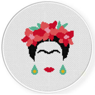 Frida Kahlo Cross Stitch Pattern