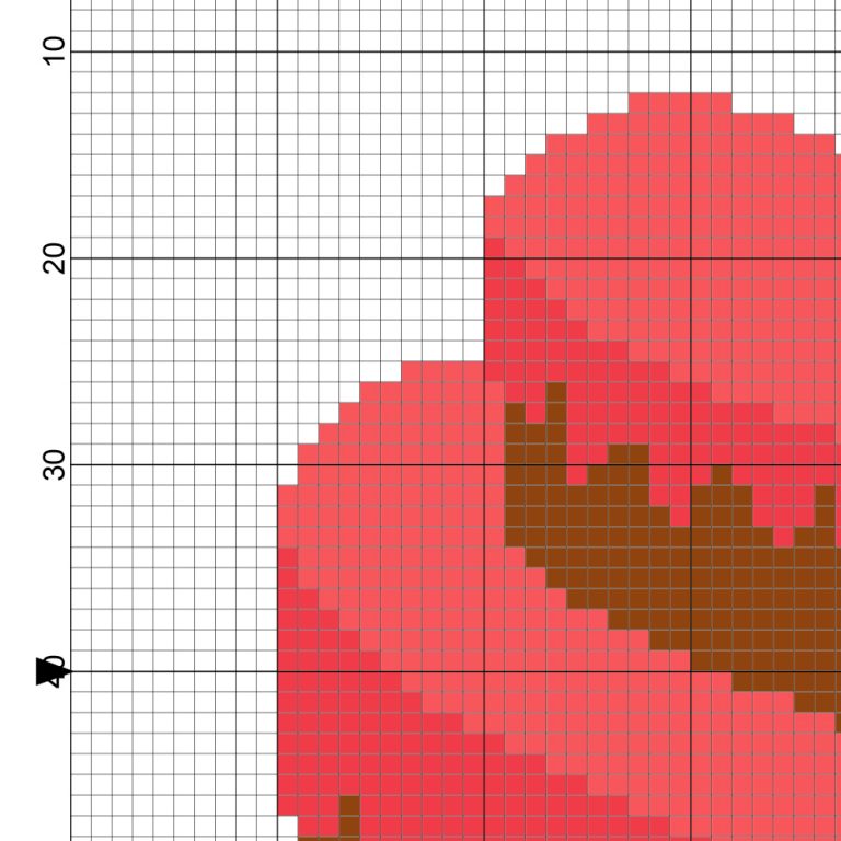 Pink Valentine Cake Cross Stitch Pattern – Daily Cross Stitch