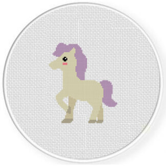 Pretty Pony Cross Stitch Pattern