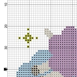 Sheep on the Clouds Cross Stitch Pattern – Daily Cross Stitch