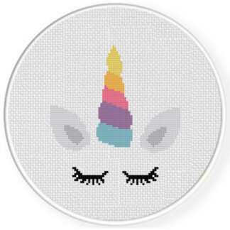 Unicorn Horn Cross Stitch Pattern
