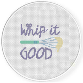 Whip it Good Cross Stitch Pattern