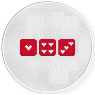 143 Dice Cross Stitch Pattern