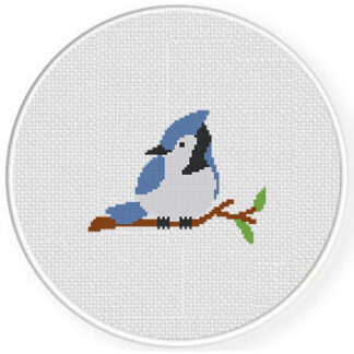 Blue Jay Cross Stitch Pattern