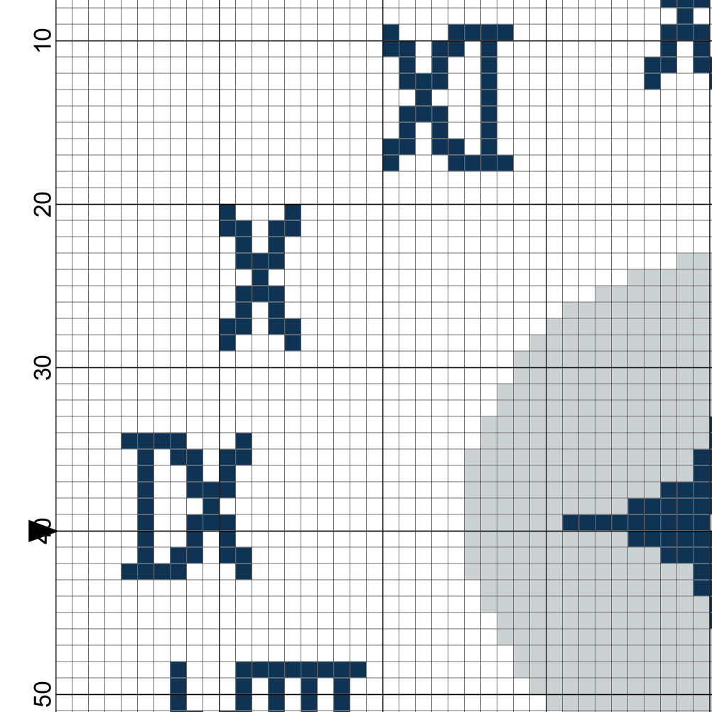 Alarm Clock 1 Cross Stitch Pattern PDF Graphic by
