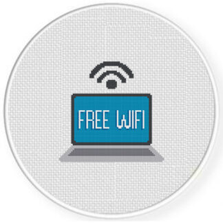 Free Wifi Cross Stitch Pattern