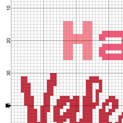 Happy Valentine’s Day Cross Stitch Pattern – Daily Cross Stitch