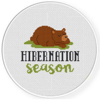 Hibernation Season Cross Stitch Pattern