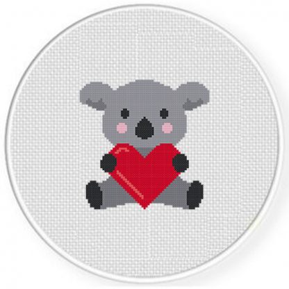 Koala Love Cross Stitch Pattern – Daily Cross Stitch