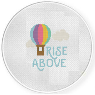 Rise Above Cross Stitch Pattern