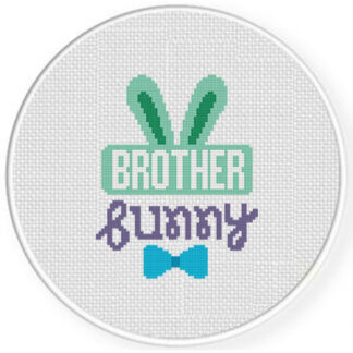 Brother Bunny Cross Stitch Pattern