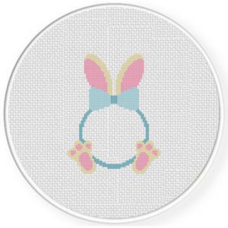 Bunny Frame Cross Stitch Pattern – Daily Cross Stitch