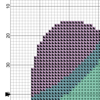 Bunny Carrying Easter Egg Cross Stitch Pattern – Daily Cross Stitch