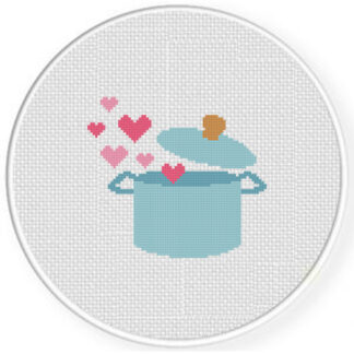 Cooking Love Cross Stitch Pattern
