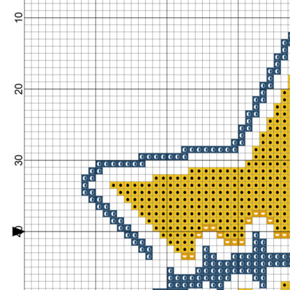 Football Star Cross Stitch Pattern – Daily Cross Stitch