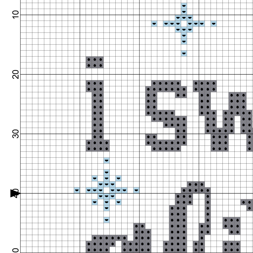 I Sweat Glitter Cross Stitch Pattern – Daily Cross Stitch