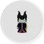 Maleficent Cross Stitch Pattern – Daily Cross Stitch