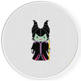 Maleficent Cross Stitch Pattern