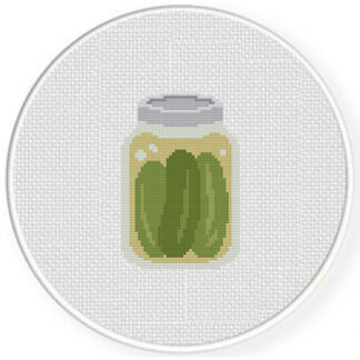 Pickled Jar Cross Stitch Pattern