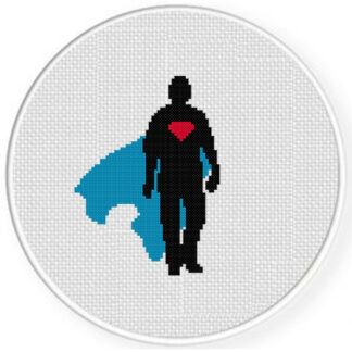 Super Dad Cross Stitch Pattern
