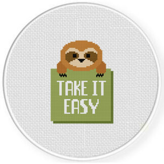 Take It Easy Cross Stitch Pattern