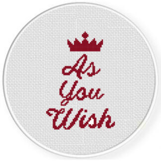 As Wish As You Can Cross Stitch Pattern