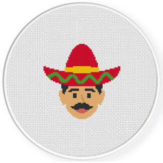 Juan Sumbrero Cross Stitch Pattern