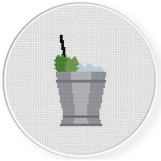 Mint Julep Cross Stitch Pattern