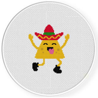 Party Nachos Cross Stitch Pattern