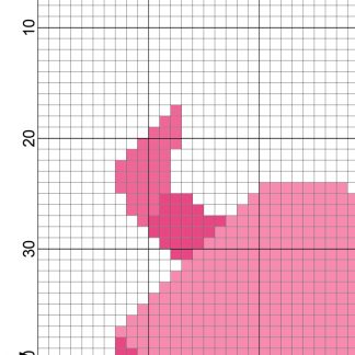 Pig Origami Cross Stitch Pattern – Daily Cross Stitch