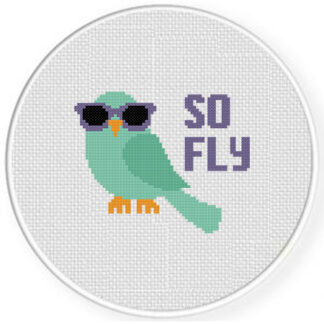 So Fly Cross Stitch Pattern