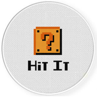 Hit It Coin Block Cross Stitch Pattern