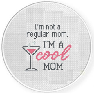 I am a Cool Mom Cross Stitch Pattern