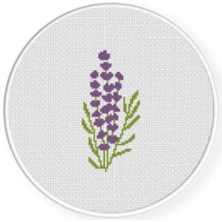 Lavender Cross Stitch Pattern