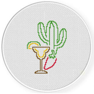 Mexican Club Sign Cross Stitch Pattern