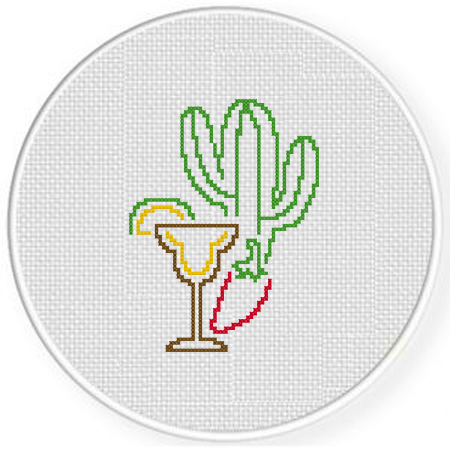 Mexican Club Sign Cross Stitch Pattern – Daily Cross Stitch