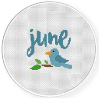 Charts Club Exclusive: Month of June Cross Stitch Pattern
