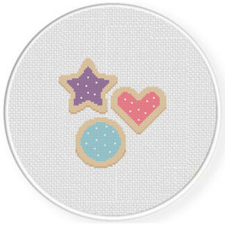 Sugar Cookies Cross Stitch Pattern
