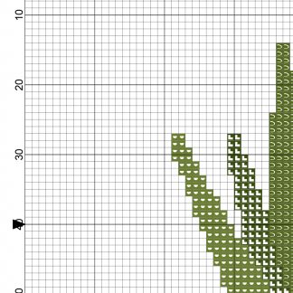 Aloe Plant Cross Stitch Pattern – Daily Cross Stitch