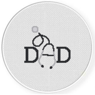 Doctor Dad Cross Stitch Pattern