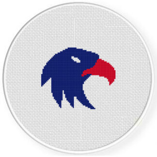 Eagle Head Cross Stitch Pattern