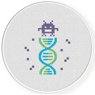 Gamer DNA Cross Stitch Pattern