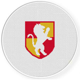 Wizard House Crest 1 Cross Stitch Pattern