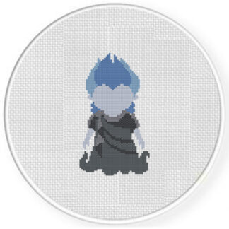 Mythical God Villain Cross Stitch Pattern
