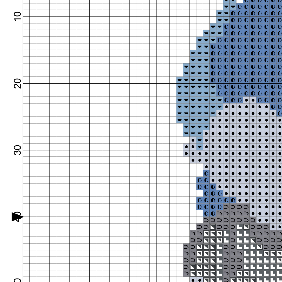 Hades Cross Stitch Pattern PDF Download 