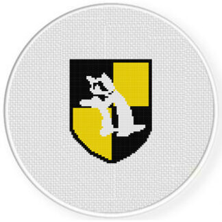 Wizard House Crest 3 Cross Stitch Pattern