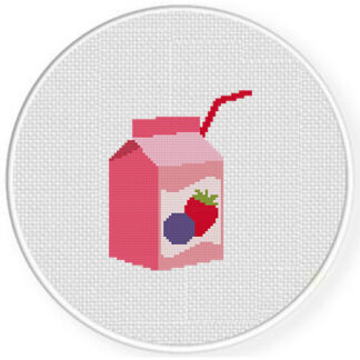 Juice Box Cross Stitch Pattern