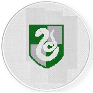 Wizard House Crest 2 Cross Stitch Pattern – Daily Cross Stitch